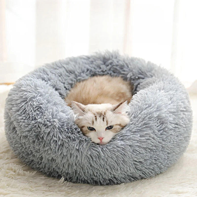 Detachable Plush Pet Nest Bed
